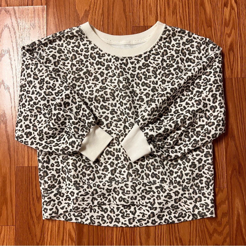 Abercrombie balloon sleeve cropped hoodie